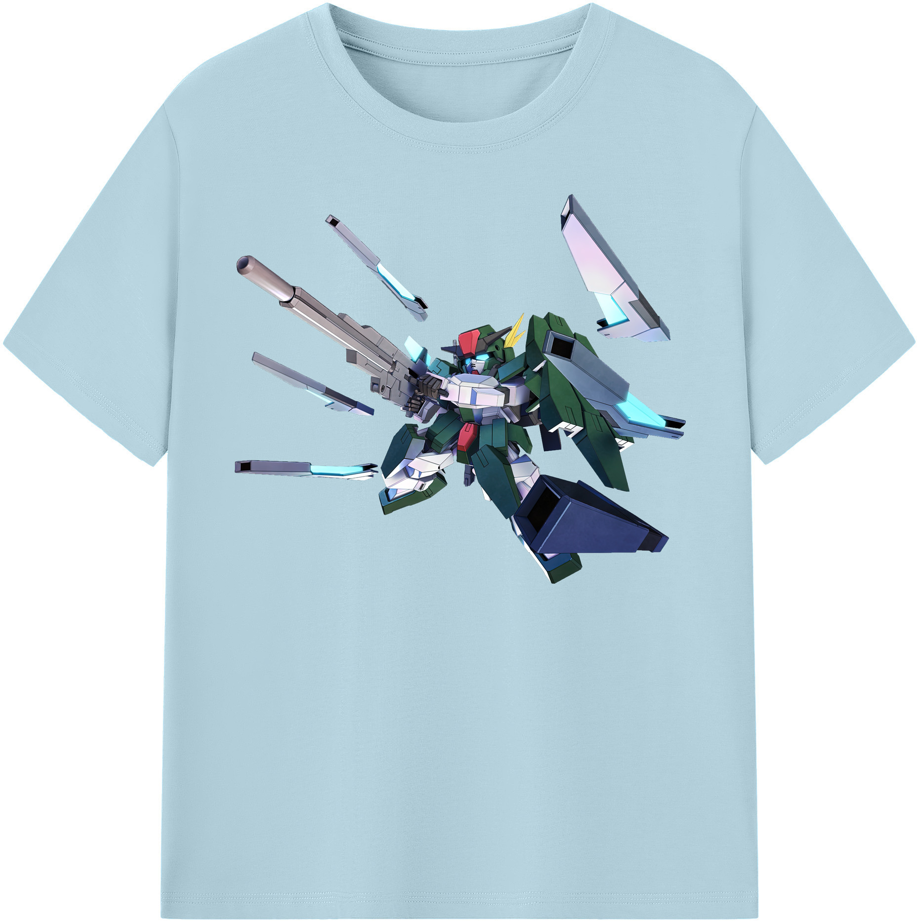 （画像用） 機動戦士ガンダム Mobile Suit Gundam 綿100％半袖Tシャツ（フロントプリント）
